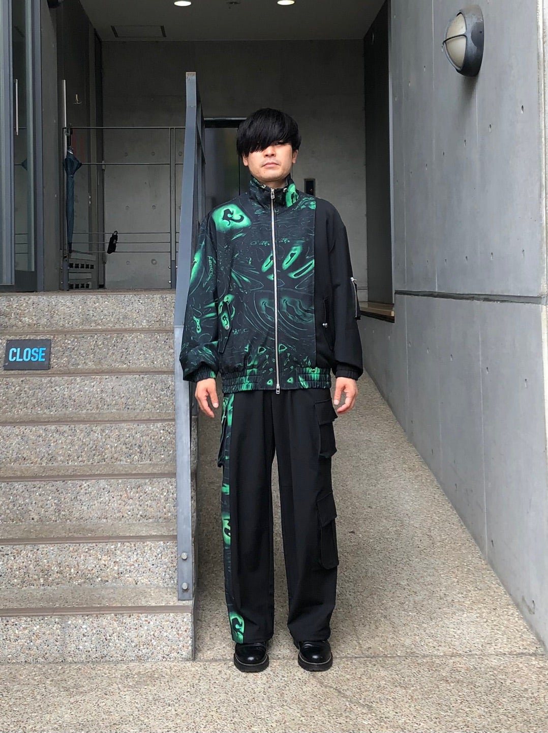 Feng Chen Wang LACQUERWARE PRINT PANELLED JACKET | ragazzo cultura