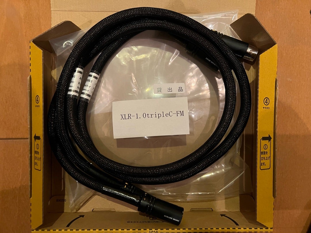 Acoustic Revive XLR-1.0 tripleC-FMお借りしました | DOCONOの