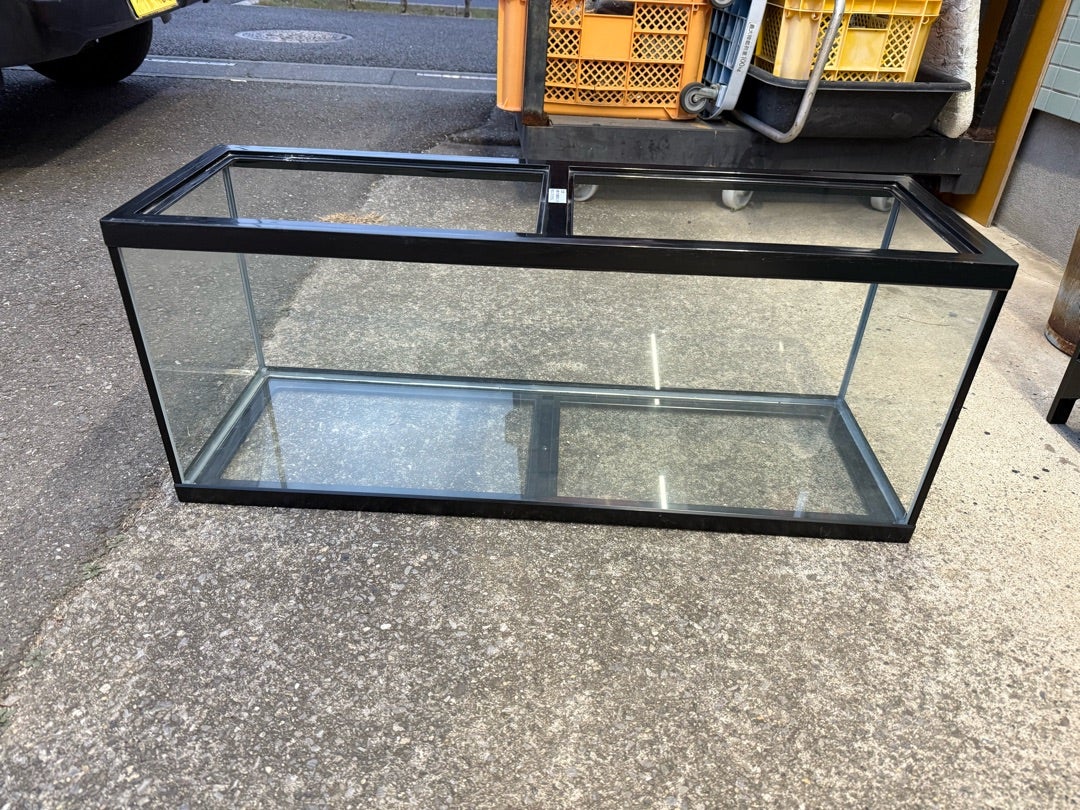 中古90cmガラス水槽 シリコン補修あり 中古90cmガラス水槽 シリコン