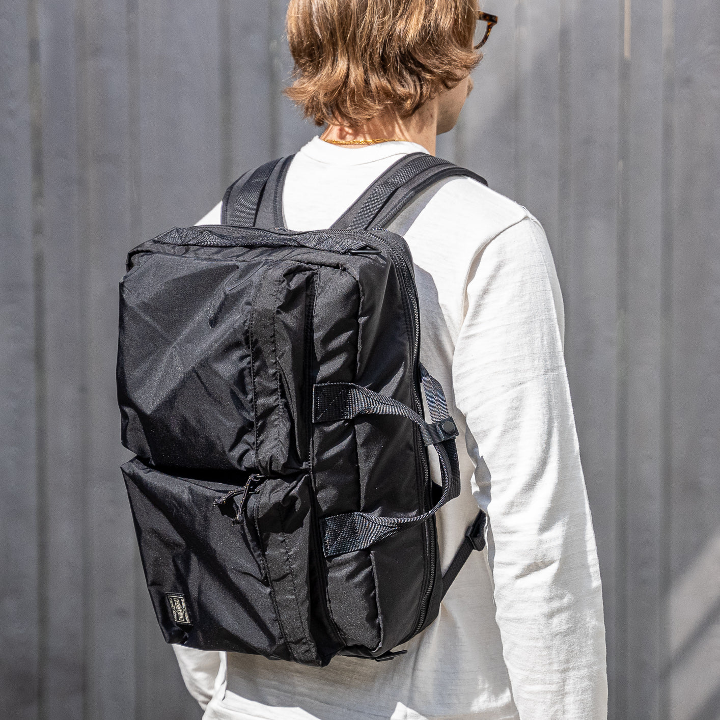 Porter Yoshida FORCE 3-Way Briefcase Backpack Black | Japanese Bag
