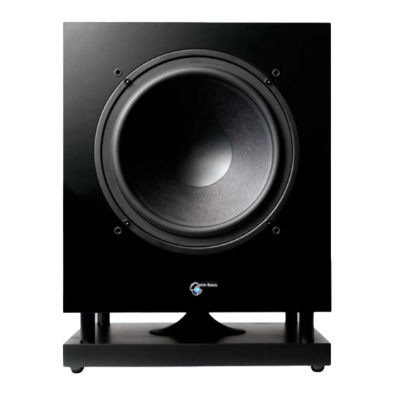 AUDIO PRO IMAGE SERIES B1.36 SUBWOOFER SPECIFICATIONS | ManualsLib