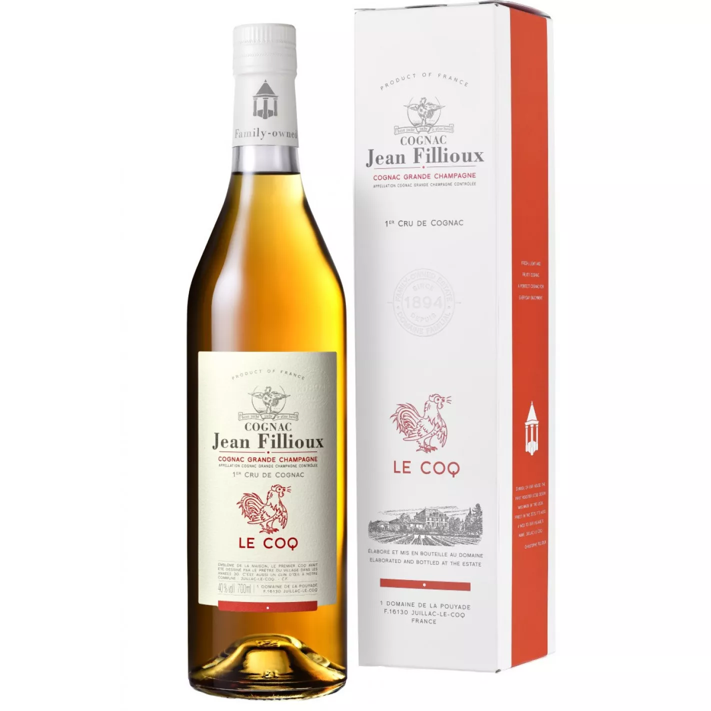 Jean Fillioux Coq Grande Champagne Cognac: Buy Online at Cognac Expert