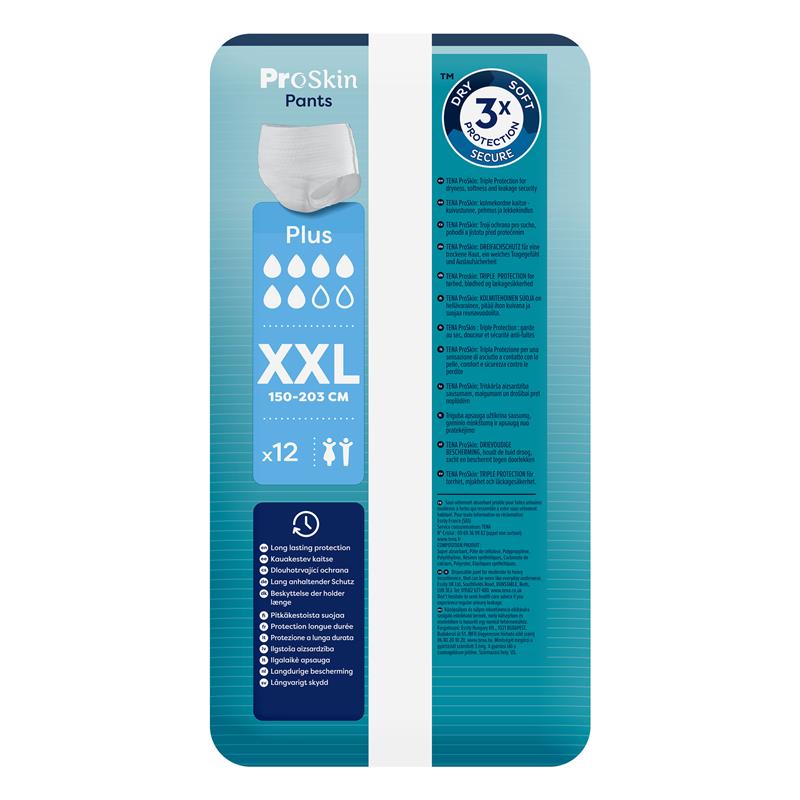 Buy TENA Pants Plus XX Large 12 Pack online at Chemist Warehouse