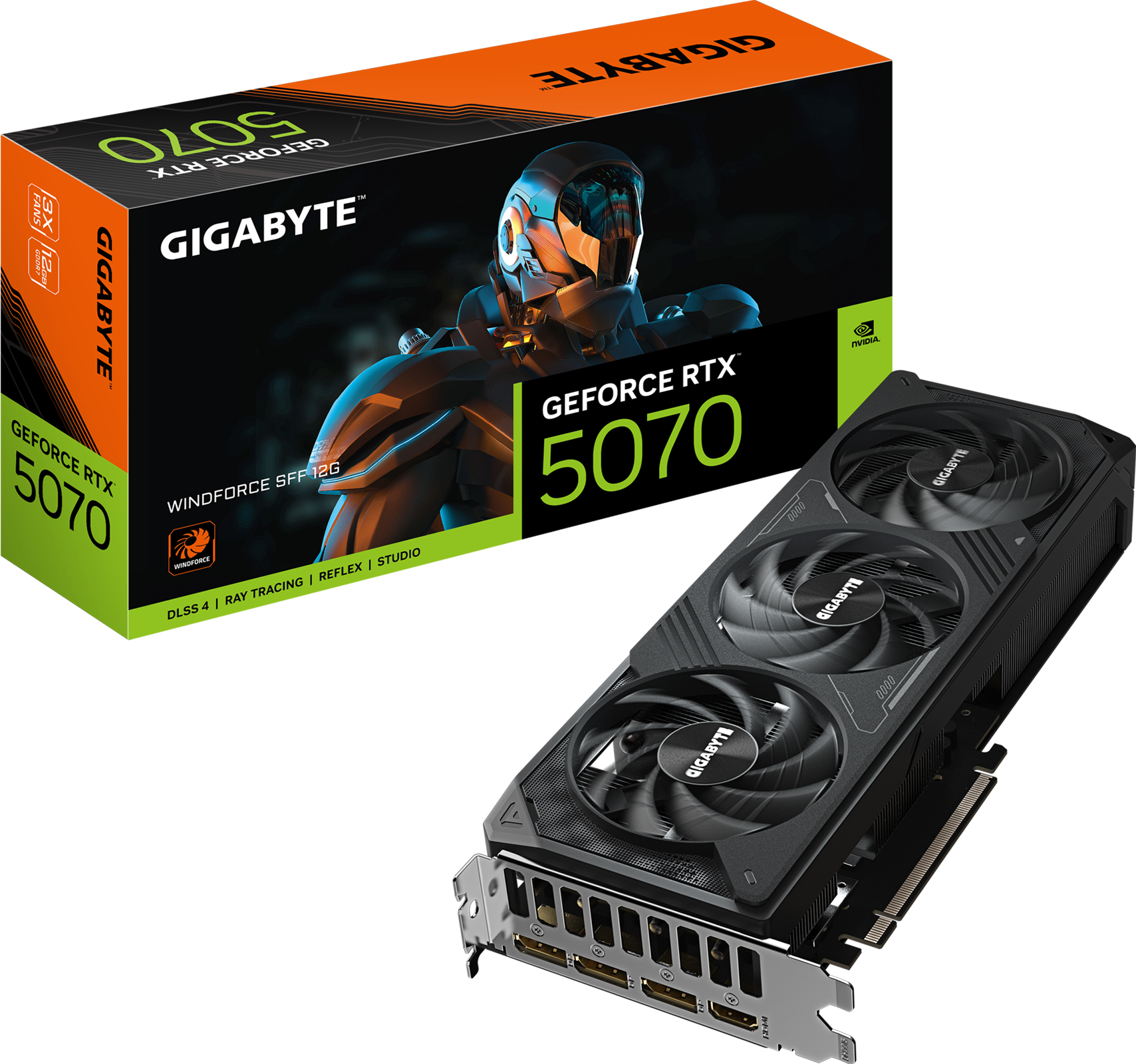 GeForce RTX™ 5070 WINDFORCE SFF 12G - GIGABYTE Singapore