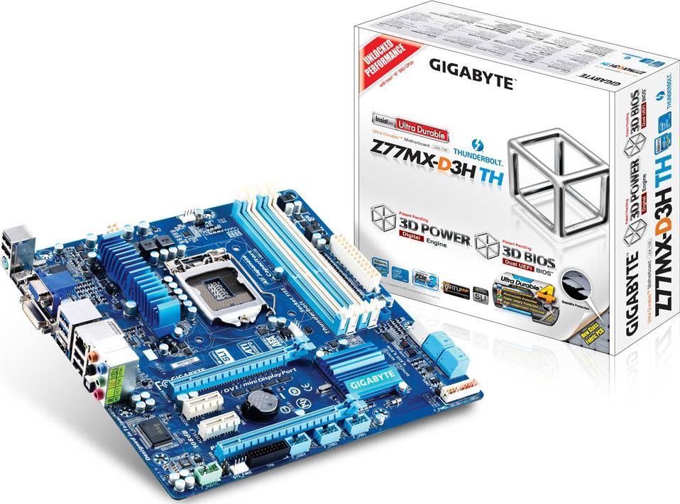 GA-Z77MX-D3H TH (Rev. 1.0) - GIGABYTE Japan