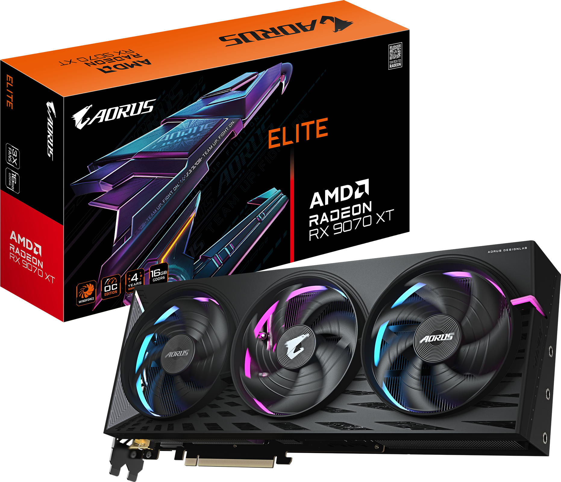 AORUS Radeon™ RX 9070 XT ELITE 16G - GIGABYTE Japan
