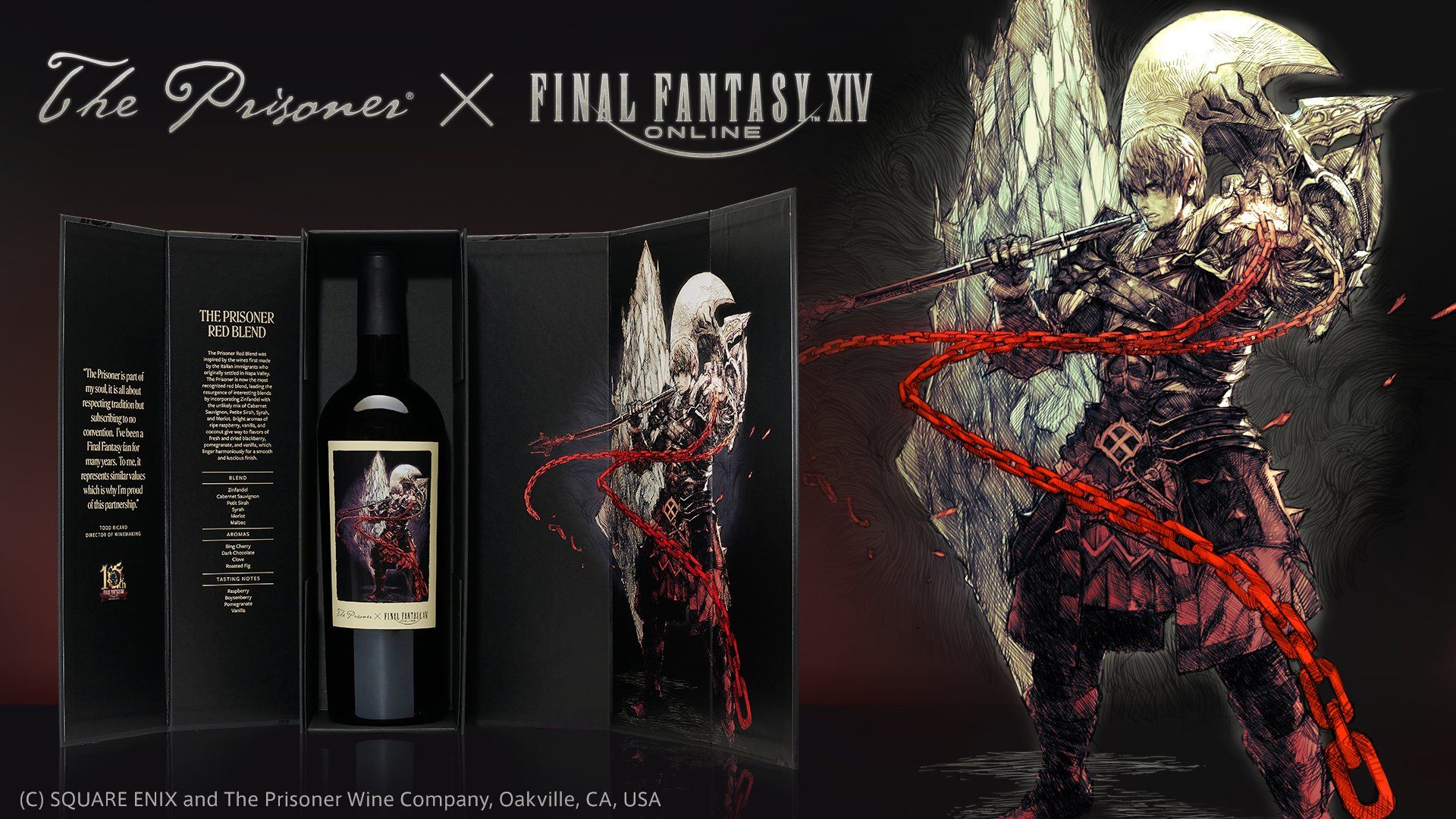 FFXIV Teams Up with The Prisoner Wine Company in Surprisingly