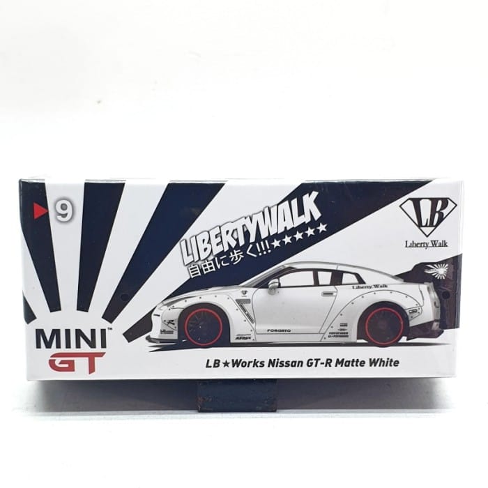 MINI GT LB WORKS NISSAN GTR R35 MATTE WHITE | Indo4ward