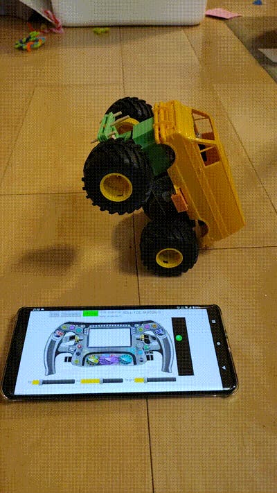 スマホでラジコン操作と倒立制御！ワイルドミニ四駆ラジコン化簡単