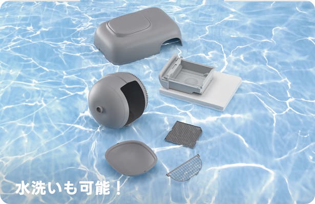 JSFとのコラボによる新色、ニオイを徹底的に遮断！PetSnowy全自動猫