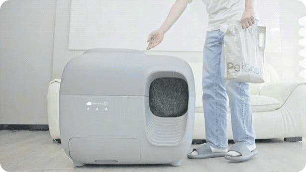JSFとのコラボによる新色、ニオイを徹底的に遮断！PetSnowy全自動猫