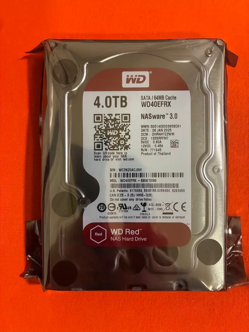 2026年最新】wd red wd40efrxの人気アイテム - メルカリ