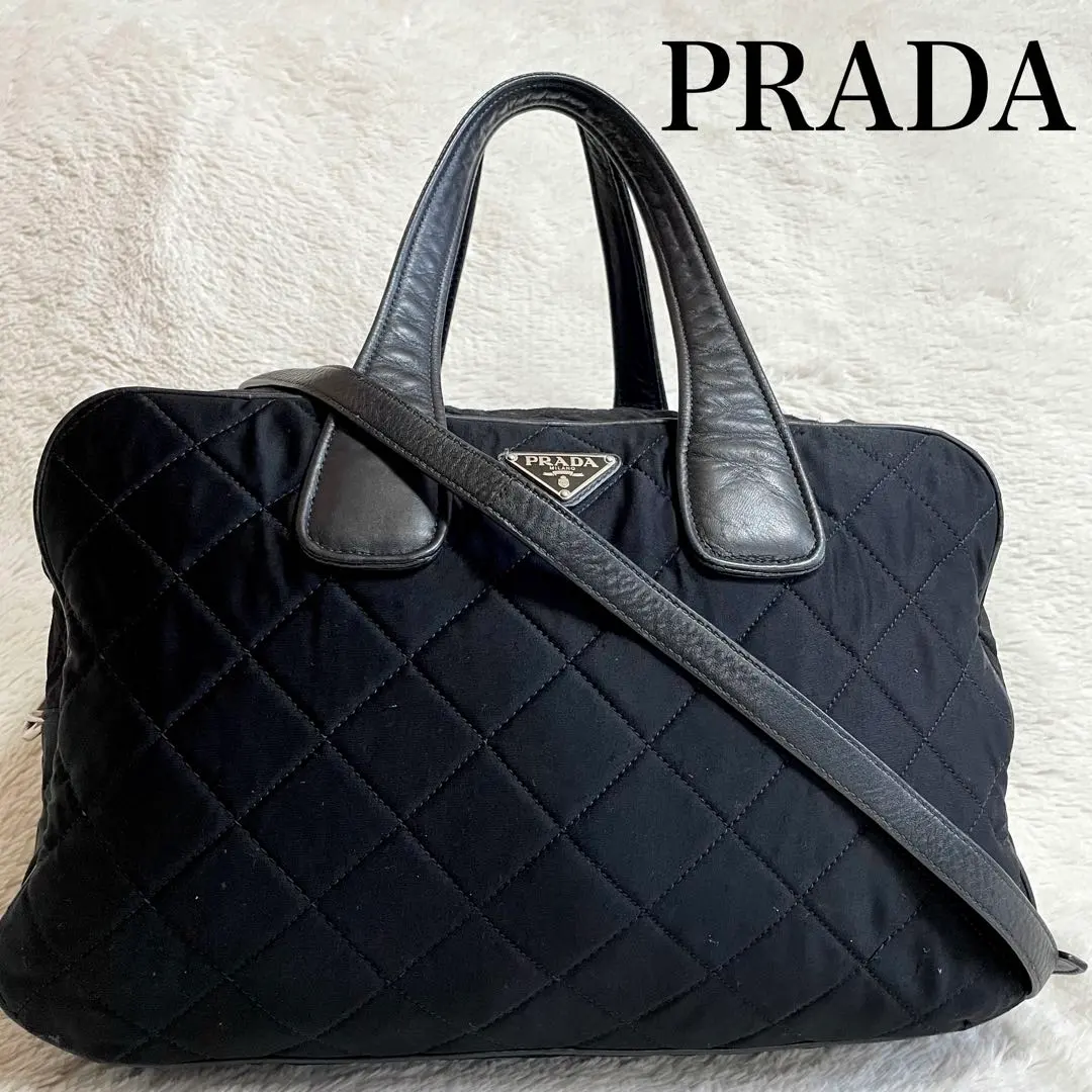 2026年最新】prada プラダ ボーリングバッグの人気アイテム - メルカリ