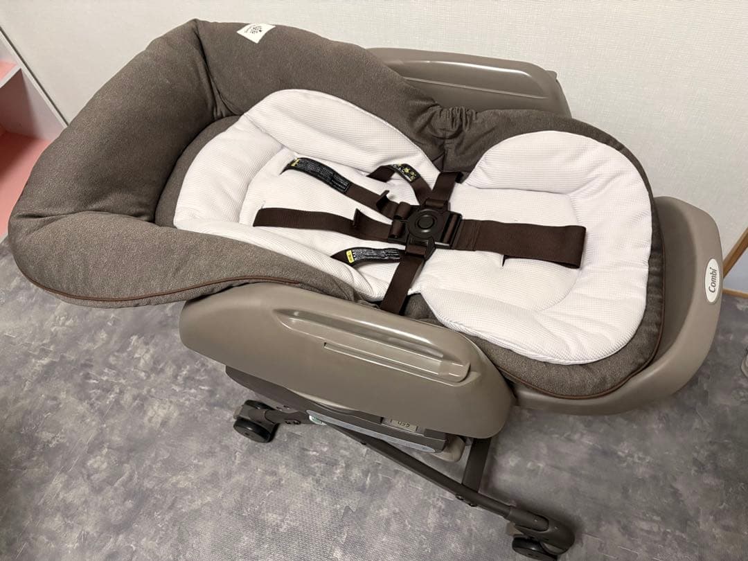 Combi ネムリラ オートスウィング Simplight　電動ハイローチェア Combi コンビ ネムリラ AUTO SWING Simplight (マーブルグレー) ハイ