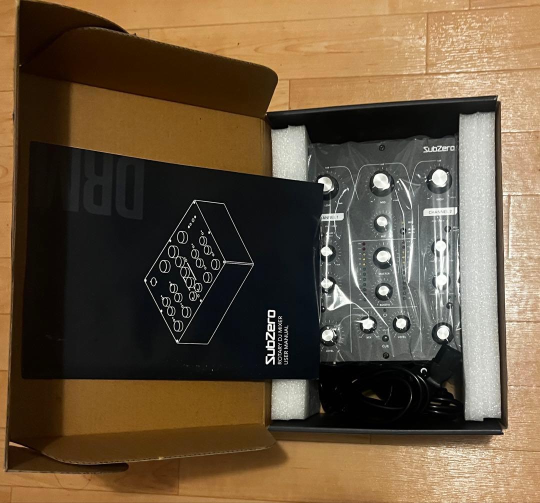 新品SubZero DJ rotary mixerロータリーミキサー SubZero Misturador de DJ rotativo de 2 canais na Gear4Music.com