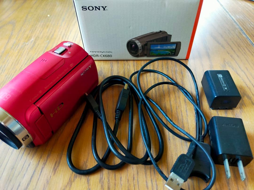 SONY ソニー HDR-CX 680 レッド ビデオカメラ 本体 レンタル] ソニー SONY HDR-CX680 | ビデオカメラ レンタル