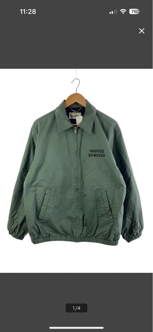 ワコマリア　The Guilty Parties オリーブグリーンジャケット M] Wacko Maria Guilty Parties M-65 Military Jacket Olive