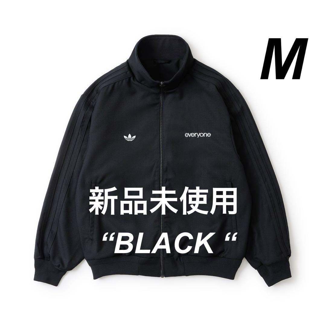 【新品未使用】TRACK TOP everyone (BLACK) M size adidas Knitted Crochet Firebird Track Top - Black | Free Shipping