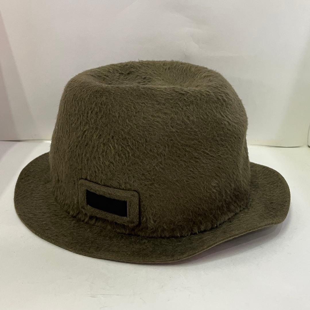 UNDERCOVER 09aw RABBIT FUR HAT ハット サイズM Crown Cap Luxurious Grey Real Rabbit Fur Aviator Hat for Men