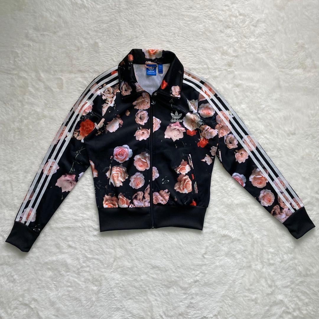 極美品】アディダスオリジナルス Lサイズ トラックジャケット 花柄