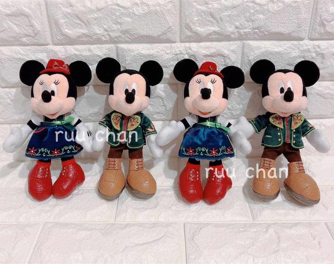 お顔厳選♡ ミッキー　ミニー　ペア　フォレストシアター　ぬいぐるみバッジ　♡ フォレストシアター：ミッキーとミニーのぬいぐるみが登場