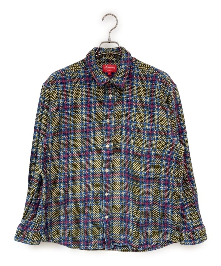 Supreme マルチカラー チェック柄ネルシャツ - メルカリ