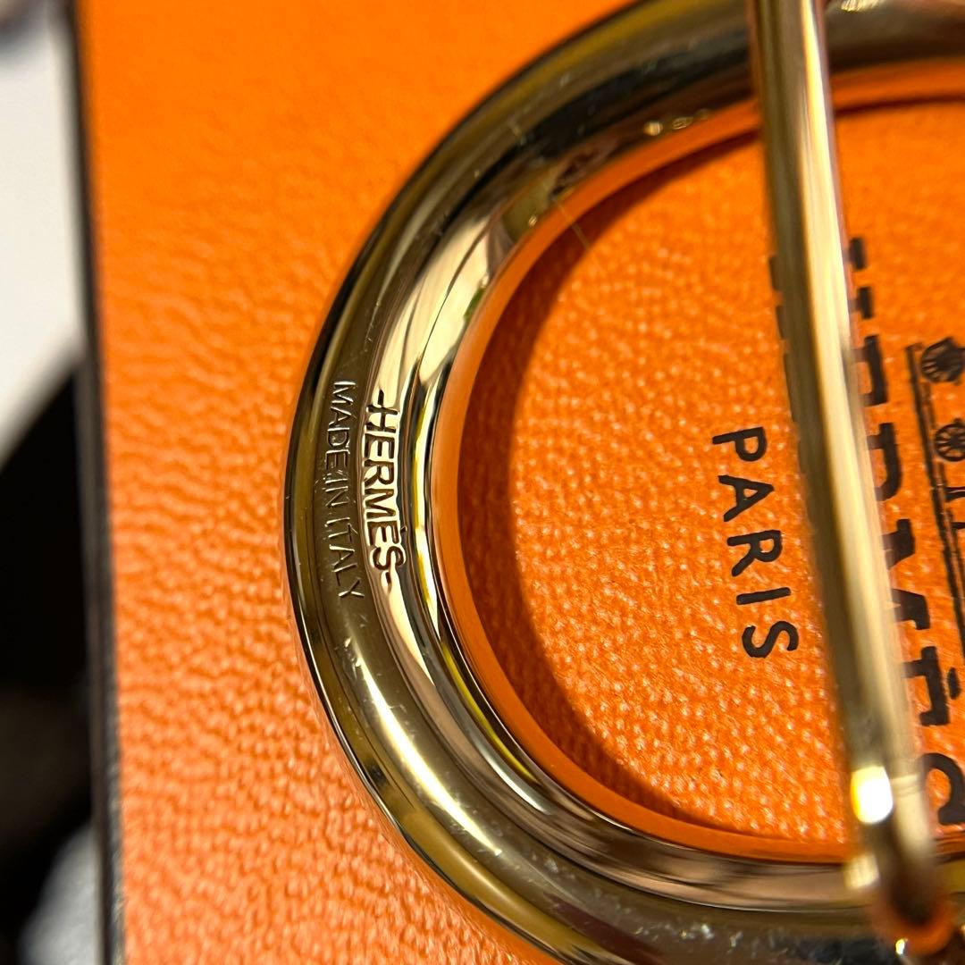 HERMES スカーフリング フェール ア シュヴァル ホースシュー 馬蹄