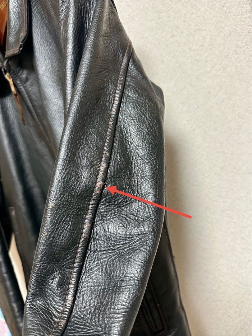 STANDARD MOTORCYCLE LEATHERS 38 茶芯ブラック - メルカリ