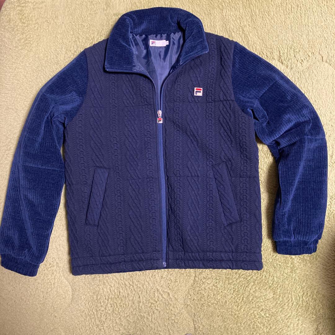 FILA フィラ　ネイビー ジャケット　L フィラ UVアクティブワークジャケット FILA / 大きいサイズ M L LL 3L
