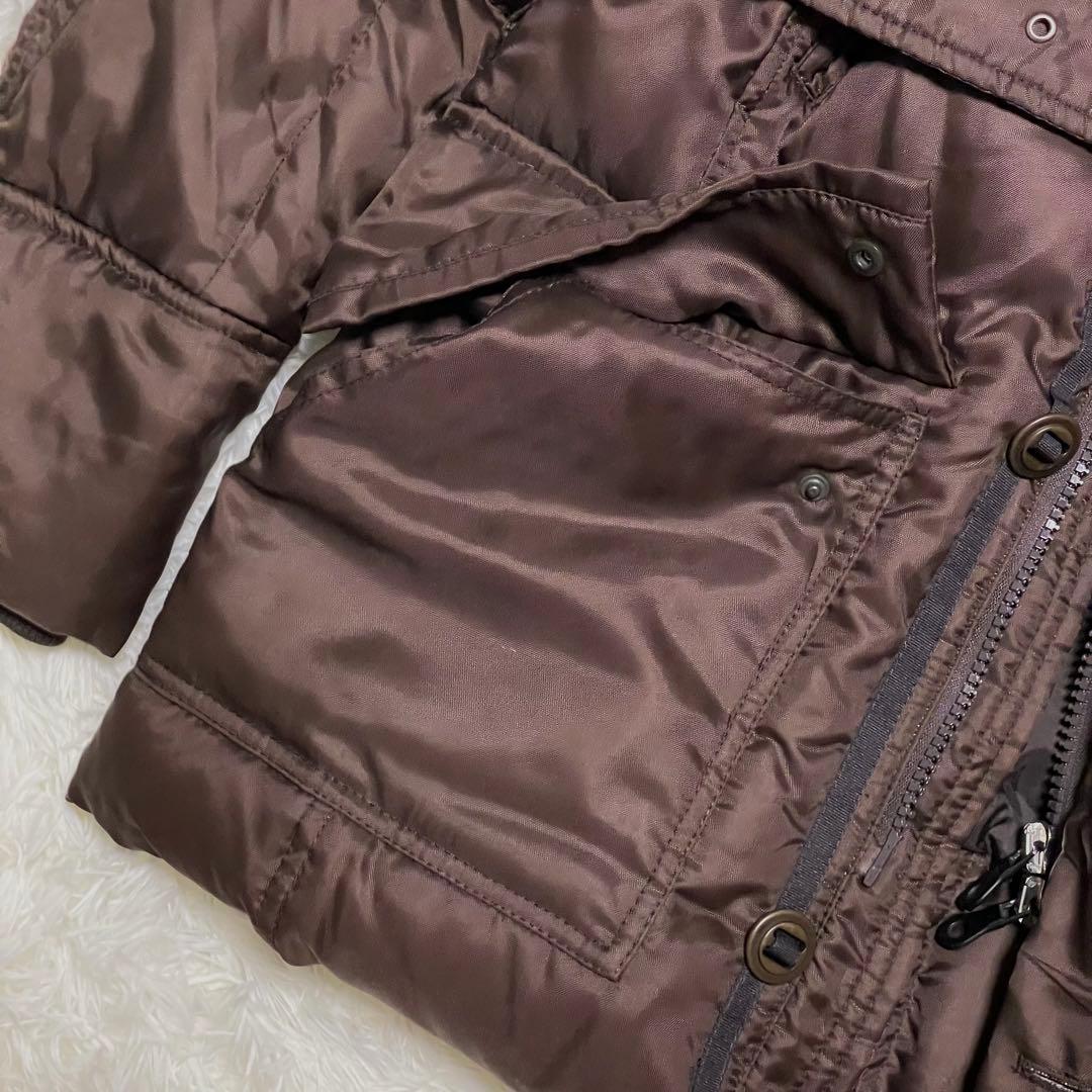 極美品 バーニーズニューヨーク ダウンジャケット イタリア製 ダーク