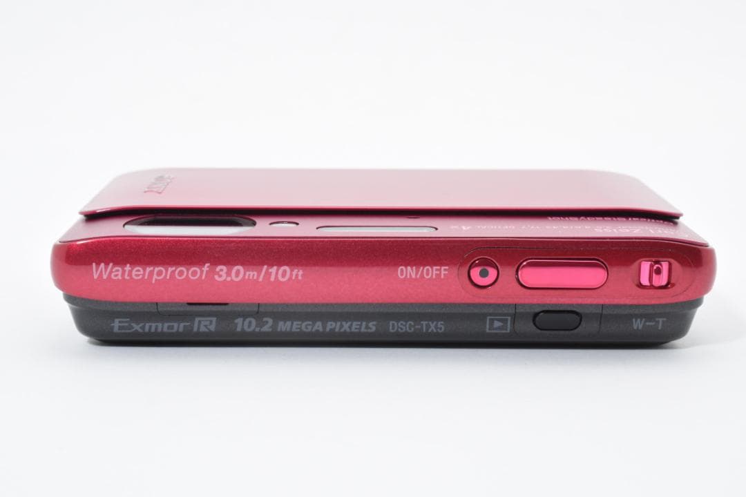 《 美品 》 ソニー　SONY Cyber-shot DSC-TX5 レッド