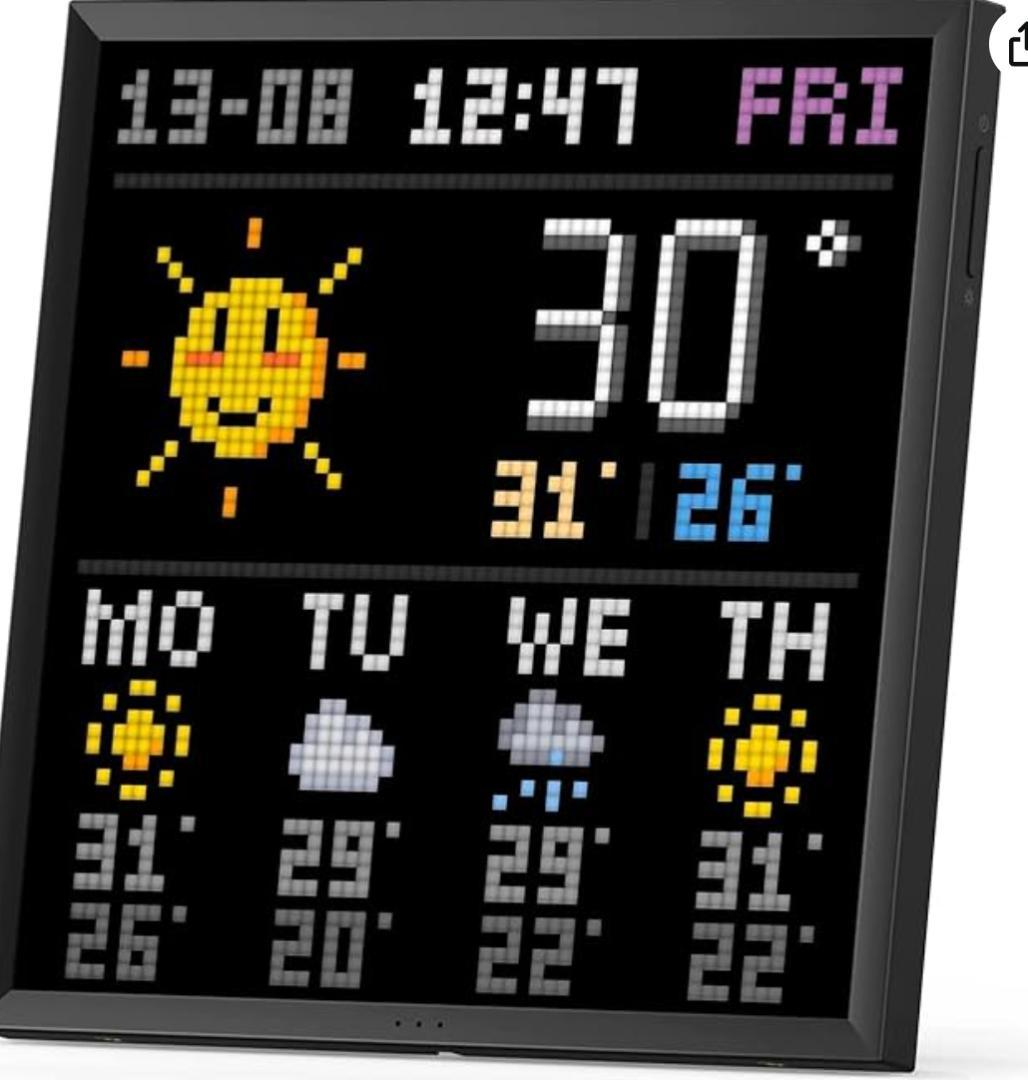 Divoom Pixoo 64 デジタルフレーム64*64　２個セット Amazon.co.jp: Divoom Pixoo 64 Digital Frame 64*64 Pixel Art Frame