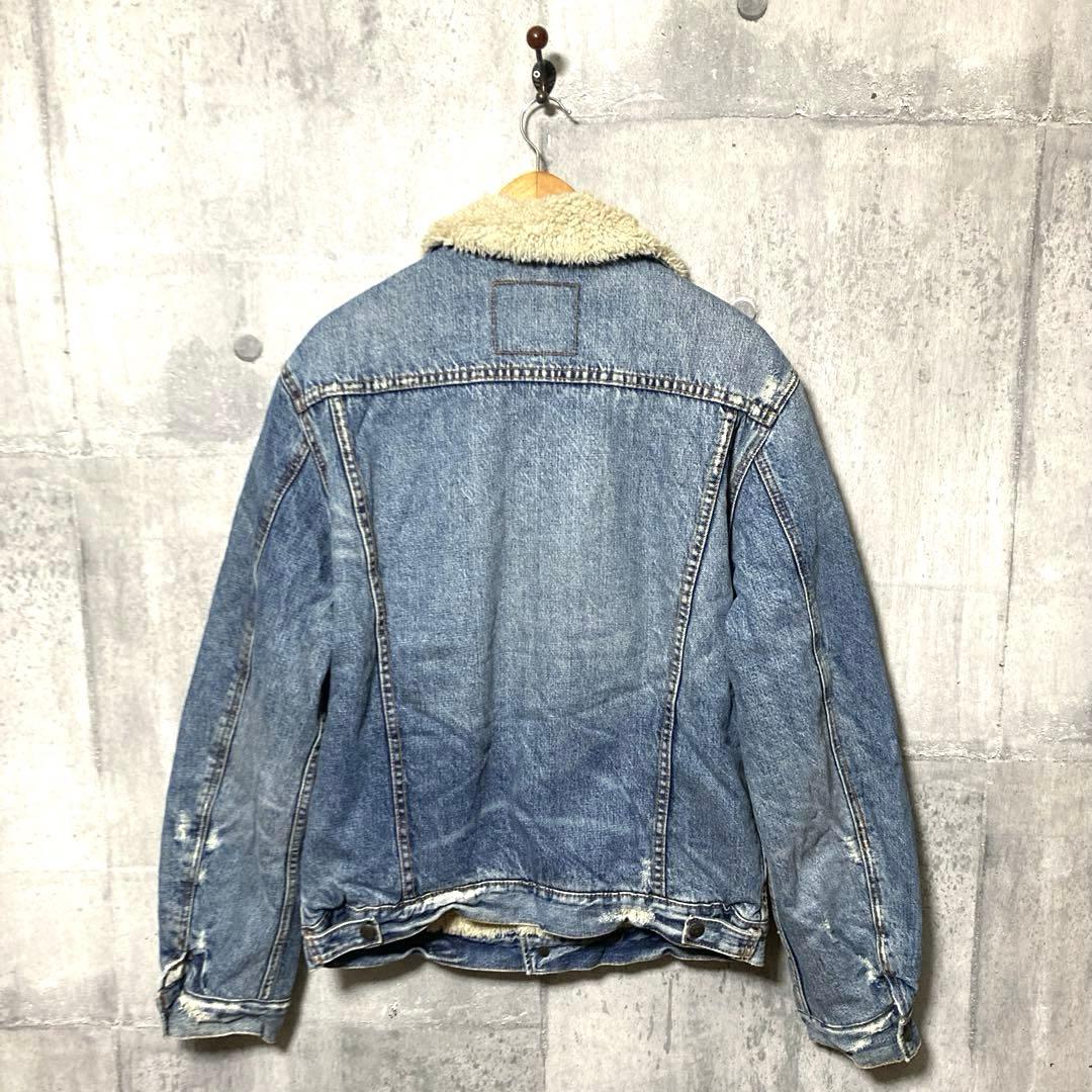 Abercrombie&Fitch アバクロ メンズ デニムボアジャケット L - メルカリ
