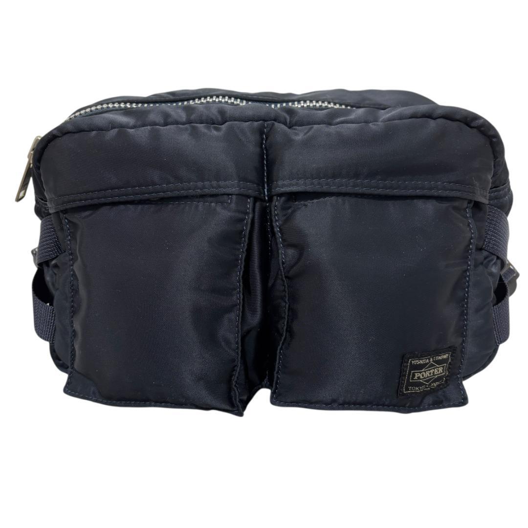 PORTER タンカー ウェストバック ボディバッグ アイアンブルー