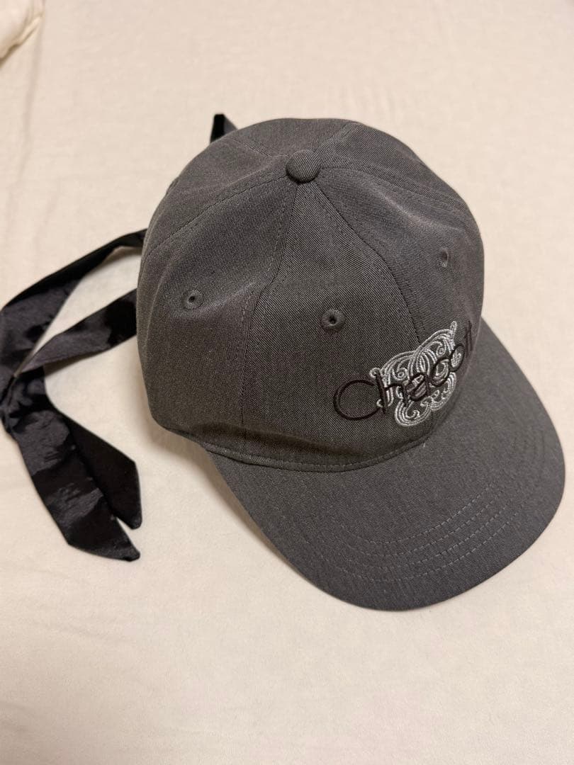 Snidel × Chacott リボン付きグレーキャップ