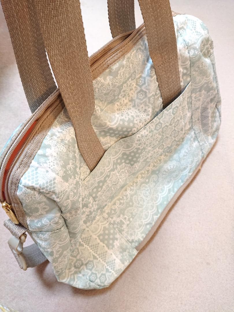 新品!【レスポートサック】HARPER BAG レースメドウ（ブルー/F