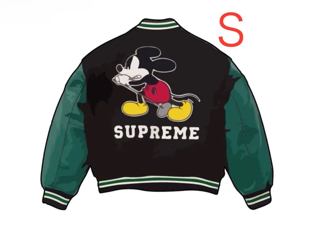 ジャケット・アウター Supreme Mickey Mouse Varsity Jacket Buy Supreme x Number (N)Ine x Mickey Mouse Varsity Jacket 'Black
