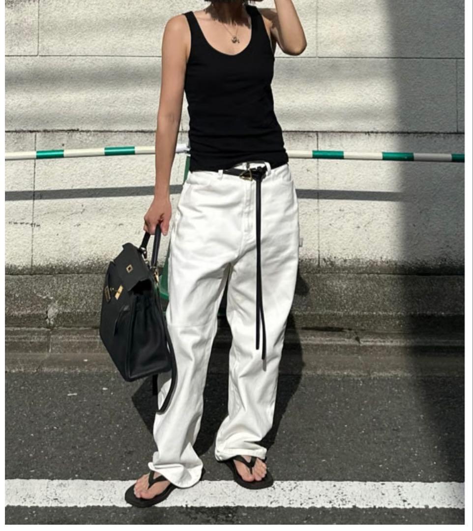ok.soon×piccadilly コットンホワイトペインターパンツ　サイズ3 ok.soon×piccadilly cotton white painter pants |