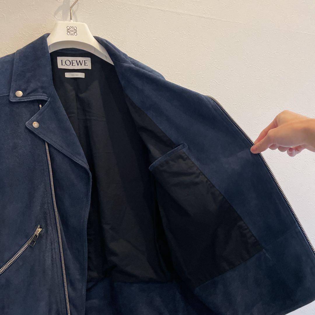 x*x様 LOEWE 15ss archive ロエベ ダブルライダース レザー - メルカリ
