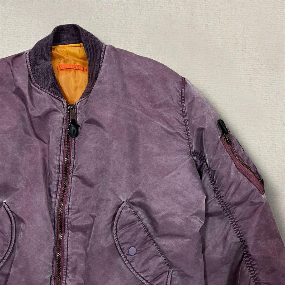 80s MA-1フライトジャケット MIL-J-82790J(USAF) Vintage ALPHA INDUSTRIES MA-1 Flyer USAF MIL-J-82790J Reversible