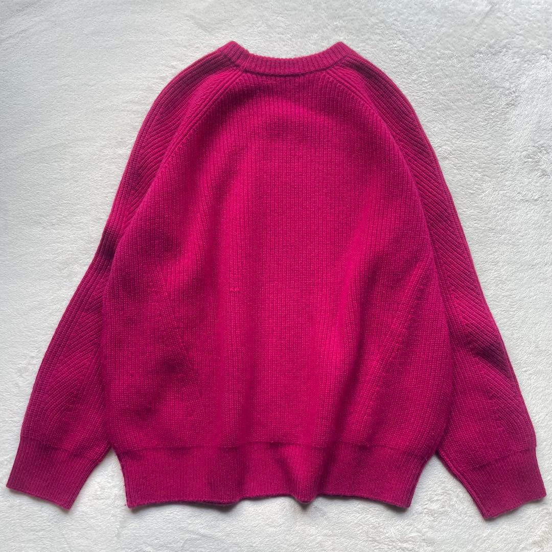 デミリー クルーネックカシミヤニットプルオーバー カシミ