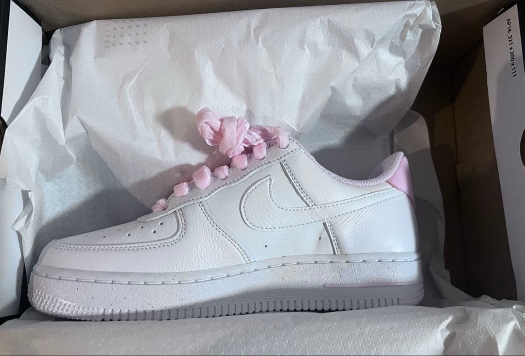 Nike ナイキ エア フォース 1 '07 ビンテージ ピンク - メルカリ