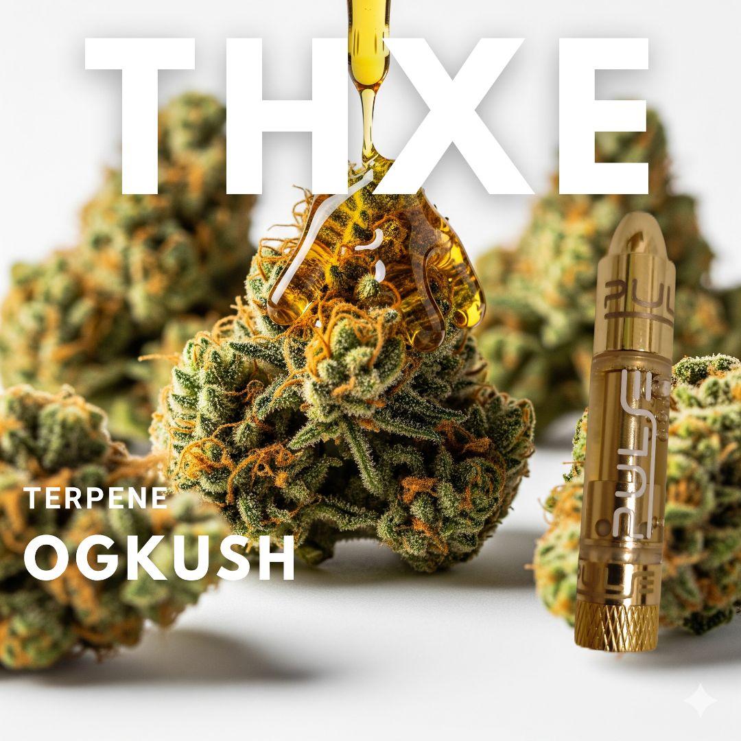THXE90%RICHリキッド OGkush OG Kush - CDT terpenes E-Liquid - THC 90mg + CBD 90mg - Cannabis
