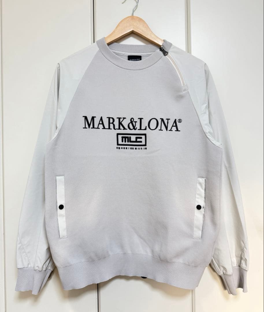 マーク＆ロナ トップス コンビネーションプルオーバー ライトグレー MARK GONZALES ARTWORK COLLECTION(マーク ゴンザレス)ベーシック
