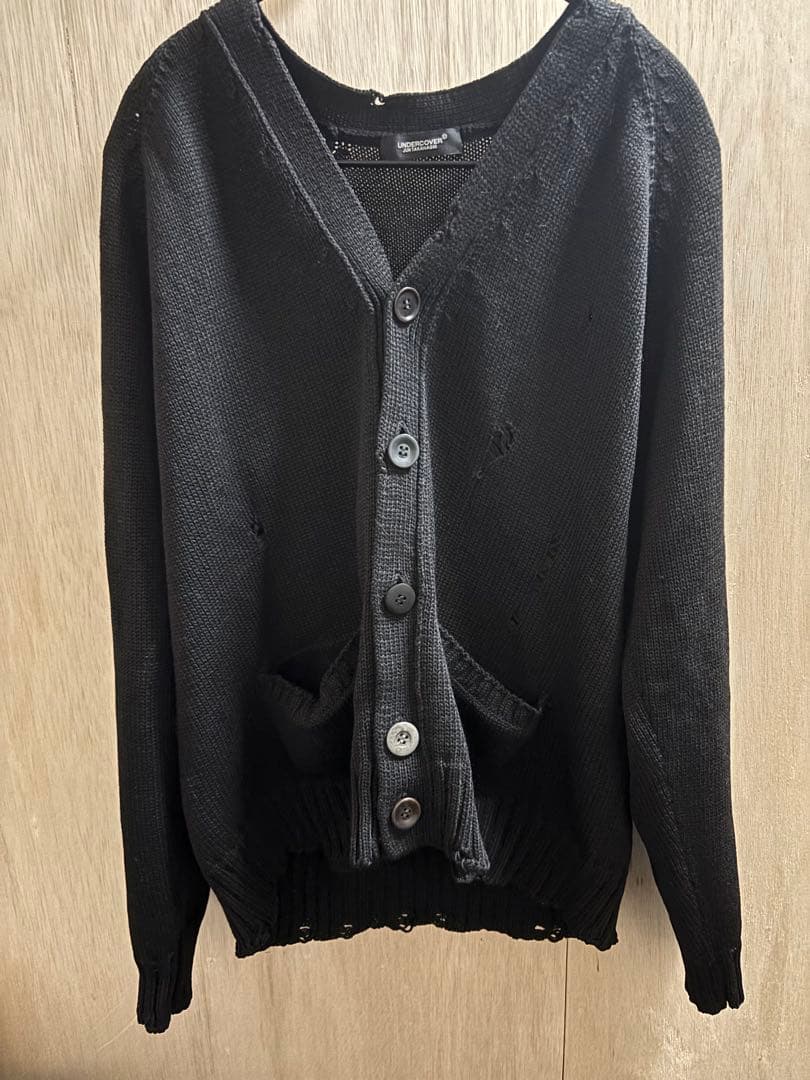 undercover アンダーカバー ボロニットカーディガン 山田レン着用 山田蓮 ボロニットカーディガン【UNDERCOVER】【再入荷‪×】【完売品‬