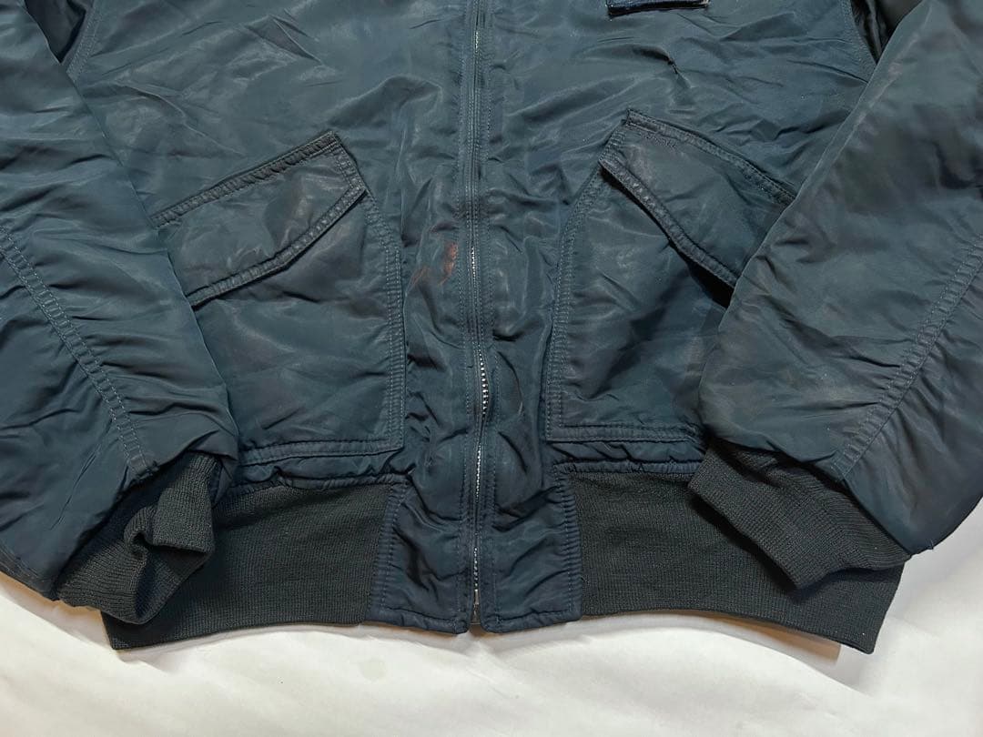 激レア田中シェン着Schott NYC flight jacket L Navy - メルカリ