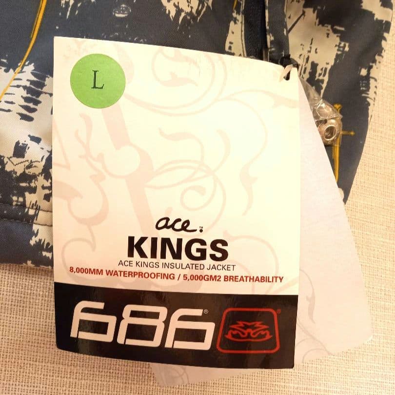 686 ACE KINGS スノーボードウェア Lサイズ アクセ付き【新古】 - メルカリ