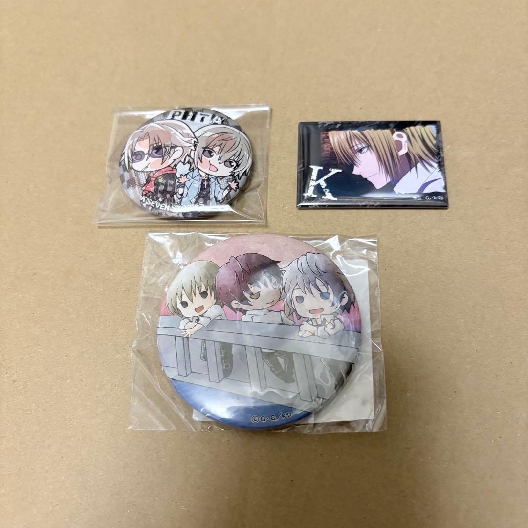アニメK K SEVEN STORIES 缶バッジ 十束多々良 草薙出雲 - メルカリ