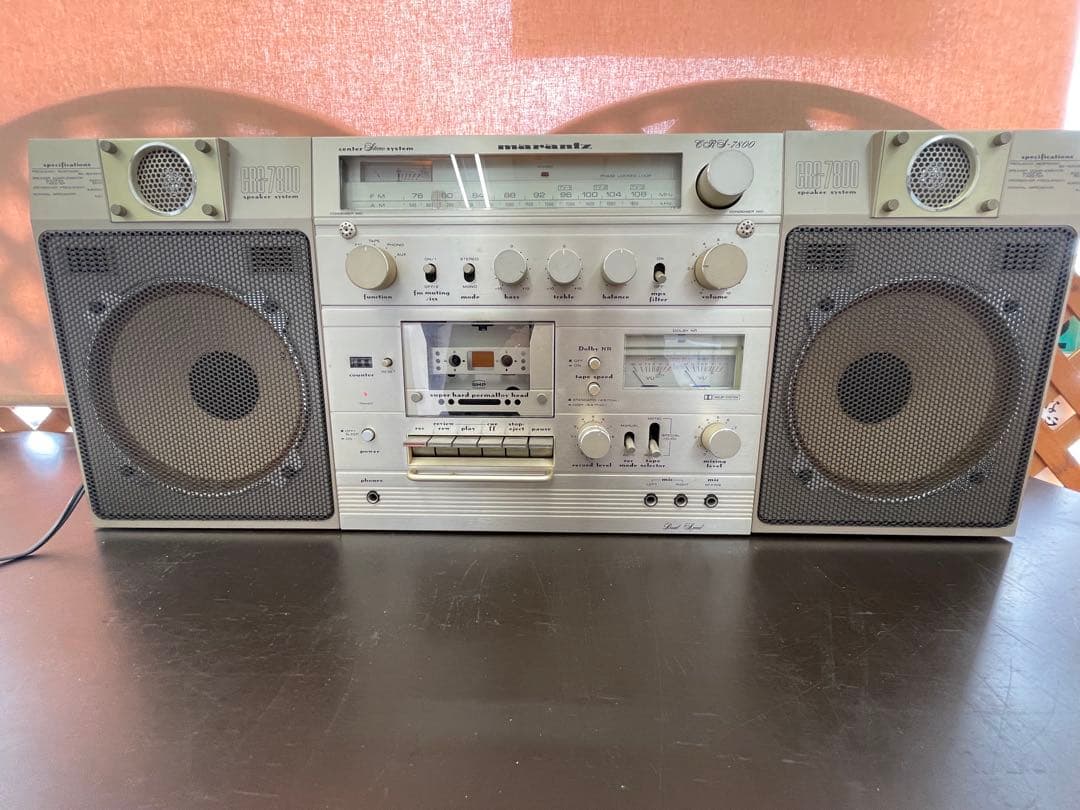 marantz CR7800 ラジカセ GR7800スピーカー【ジャンク商品】 MARANTZ|※ジャンクの為返金交換不可|【ハードオフ公式通販】オフモール