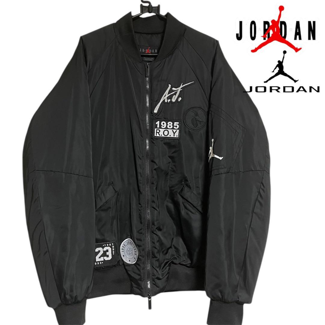入荷困難 Jordan MA-1 フライトジャケット ブラック XXL - メルカリ